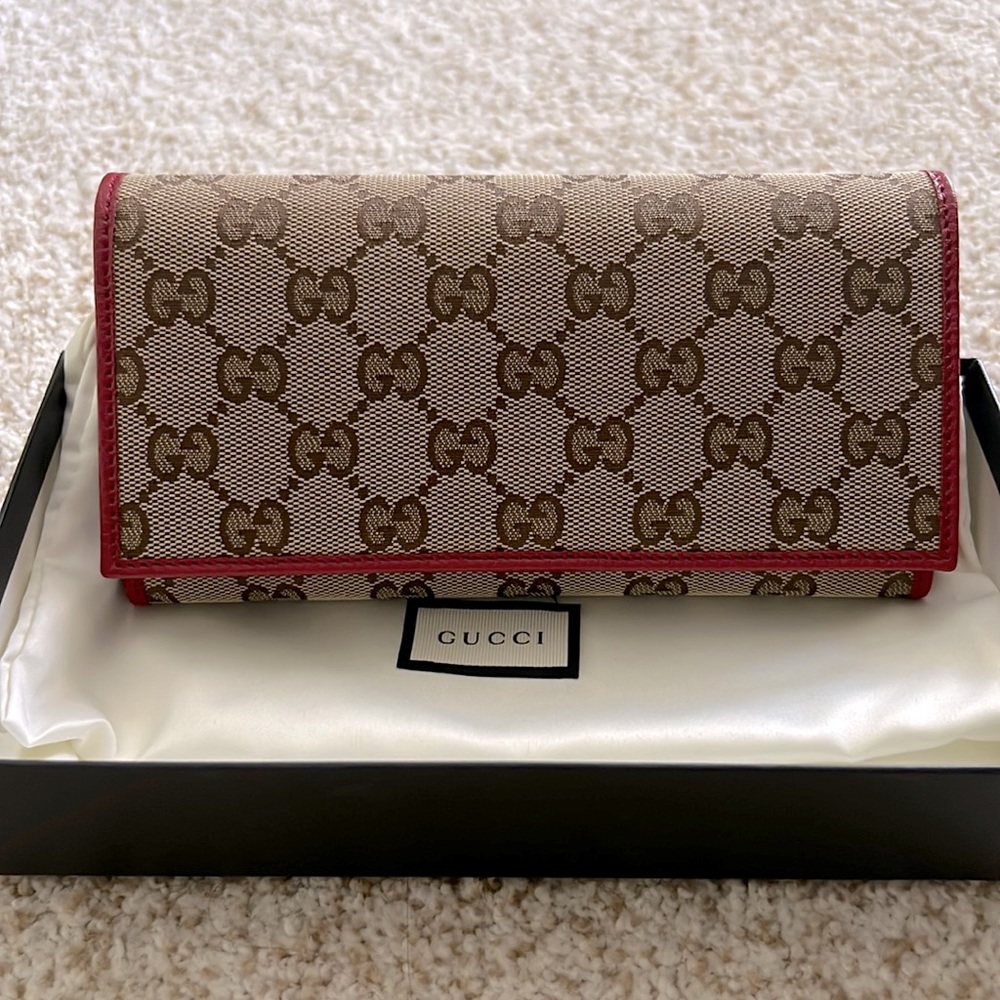 Gucci cloth GG wallet
